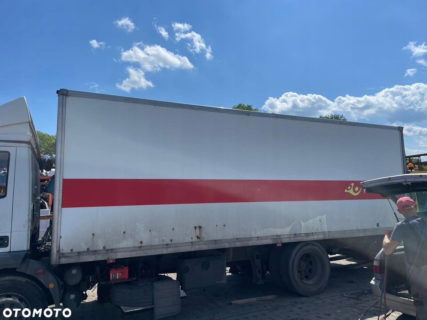 kontener zabudowa paka ciężarówka 700 x 250 x 230 na garaż kurnik etc. - 1