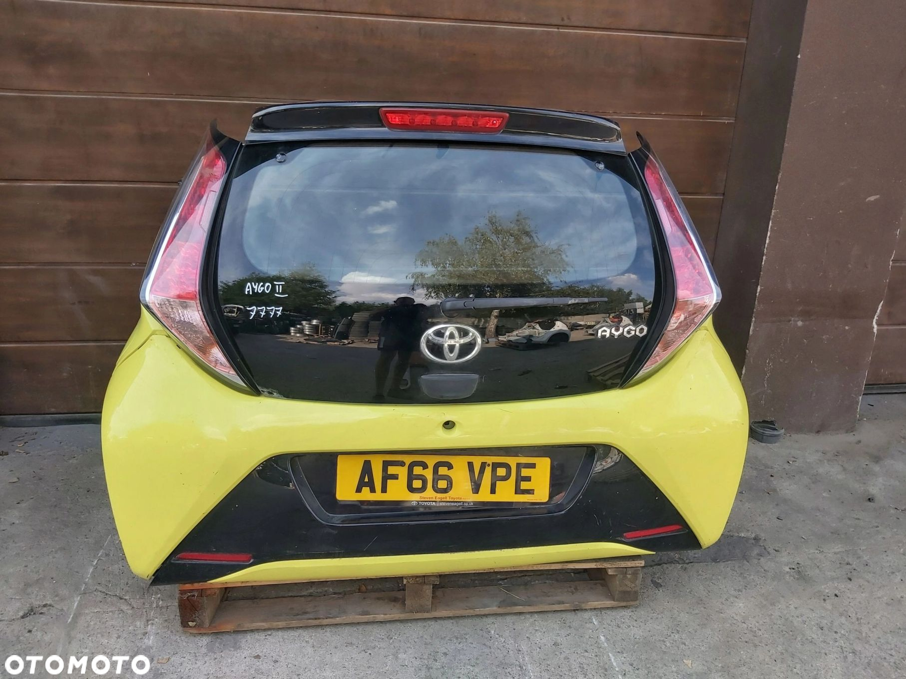 Toyota AYGO II tył kompletny zderzak klapa pas tylny błotnik tył lewy prawy - 2