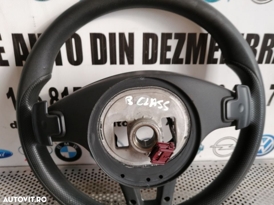 Volan Din Piele Cu Comenzi Si Padele Mercedes A/B Class W176 W246 - 4