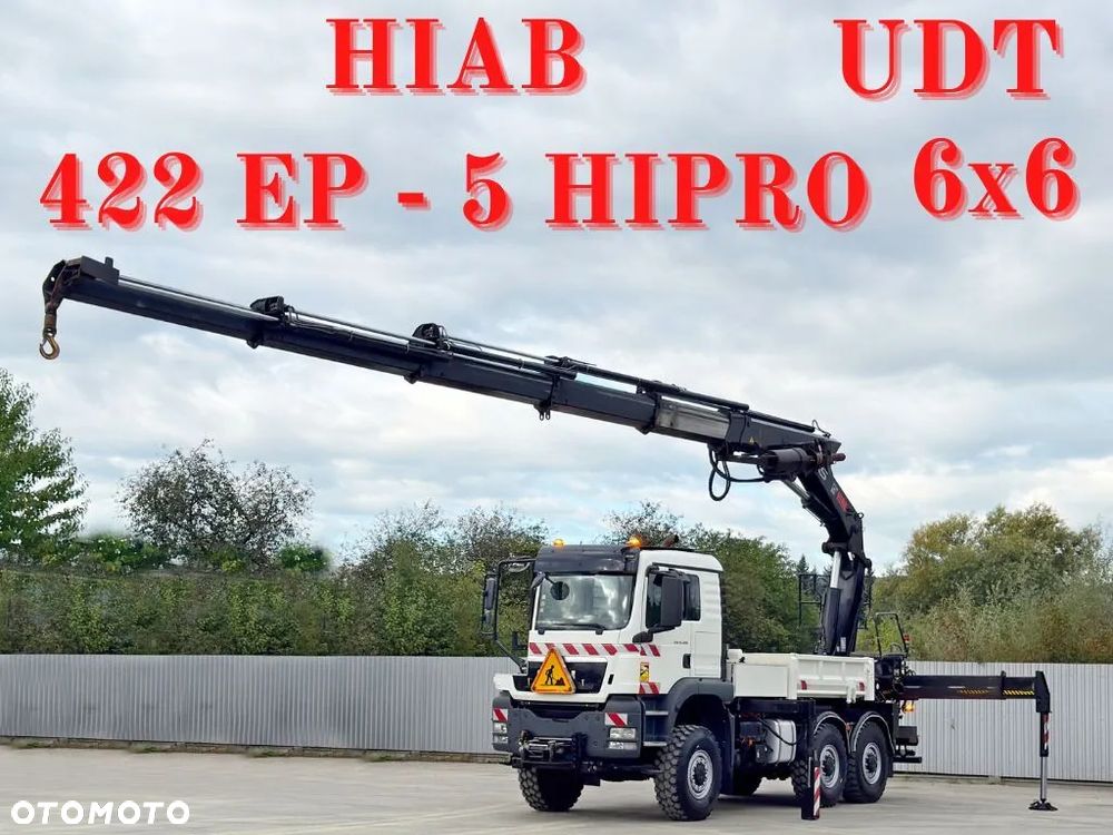 MAN TGS 33.400 *WYWROTKA 2,45m * HIAB 422 EP - 5 HIPRO + PILOT * 6x6
