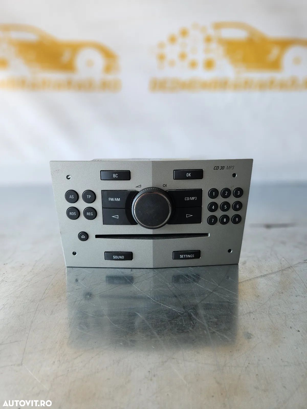 Radio Cd Opel Astra H Zafira B CD30 MP3 Cod  - Dezmembrari Arad - 1