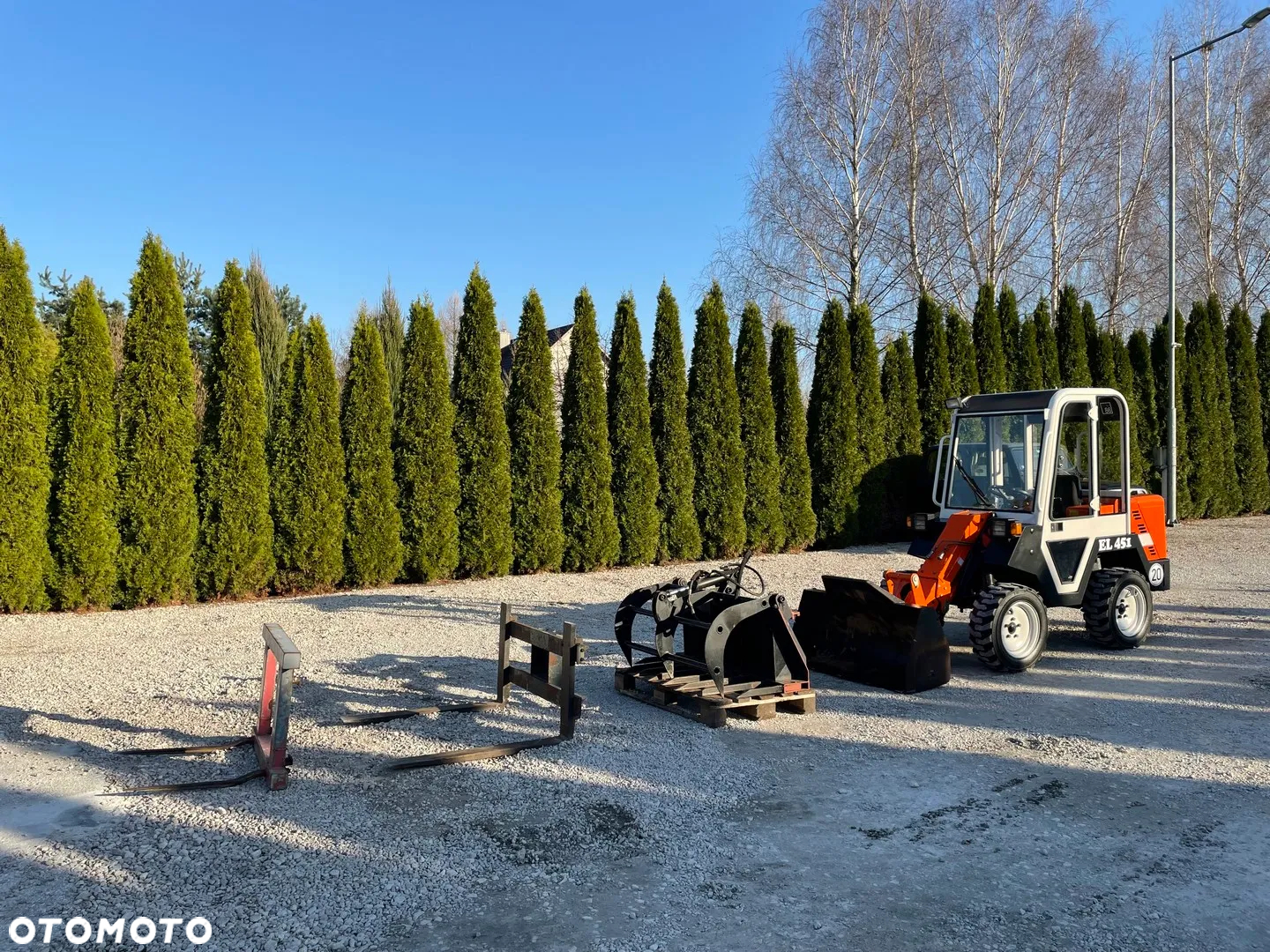 Schaffer Weidemann Ładowarka Miniładowarka TELESKOPOWA / PIĘKNA / PEL-JOB EL 451 / JEDYNIE 120CM SZEROKOSĆI / KOMPLET OSPRZĘTU 4 SZT / SZYBKA I SILNA / DO ROLNICTWA OGRODNICTWA PEL-JOB Schaeff Avant MAŁA NISKA - 40