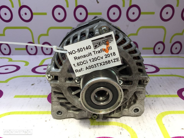 Alternador Renault Trafic 1.6DCi 120Cv de 2018 - Ref: A003TX2581ZE	- NO50140