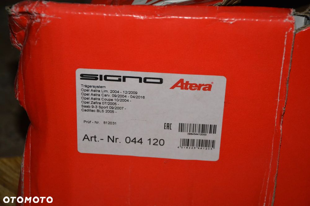 Opel Astra H / Zafira B   bagażnik dachowy oryginał Atera - 5