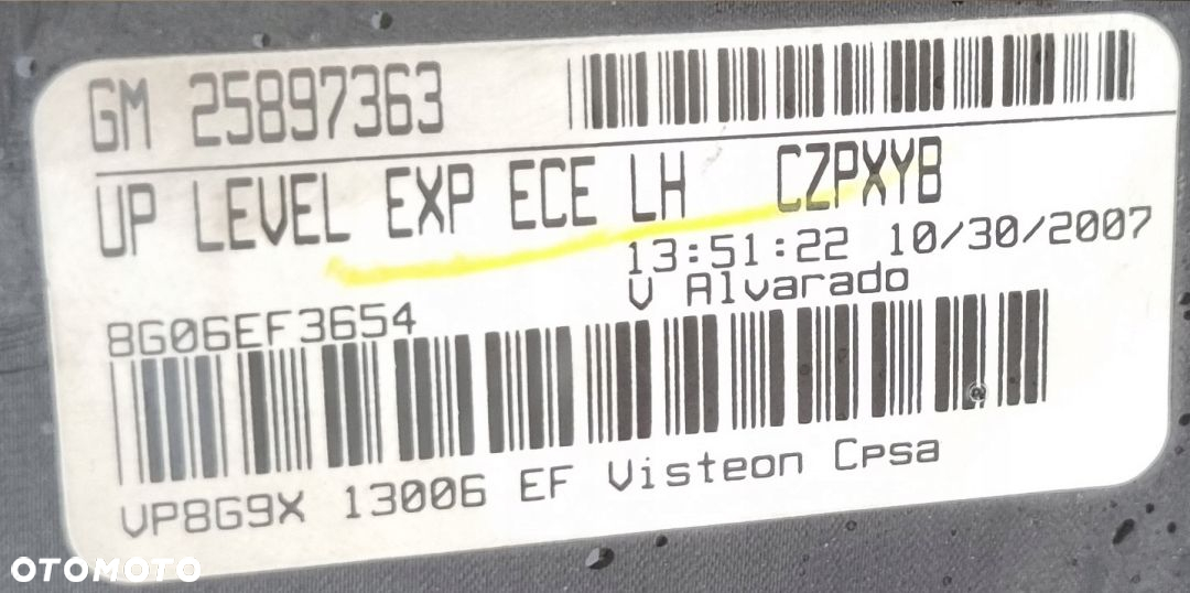 LAMPA LEWA XENON LED 25897363 CADILLAC CTS - 6