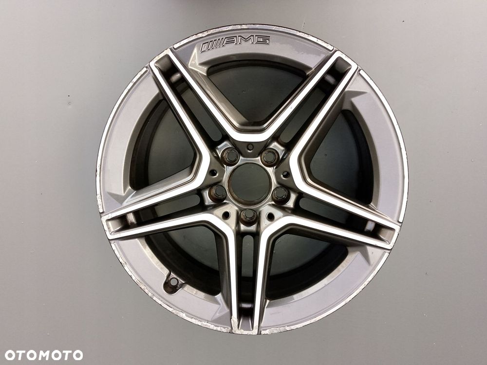 MERCEDES W205 C KLASA FELGA ALUMINIOWA AMG OE 7.5" x 18" 5x112 ET 44 - 5
