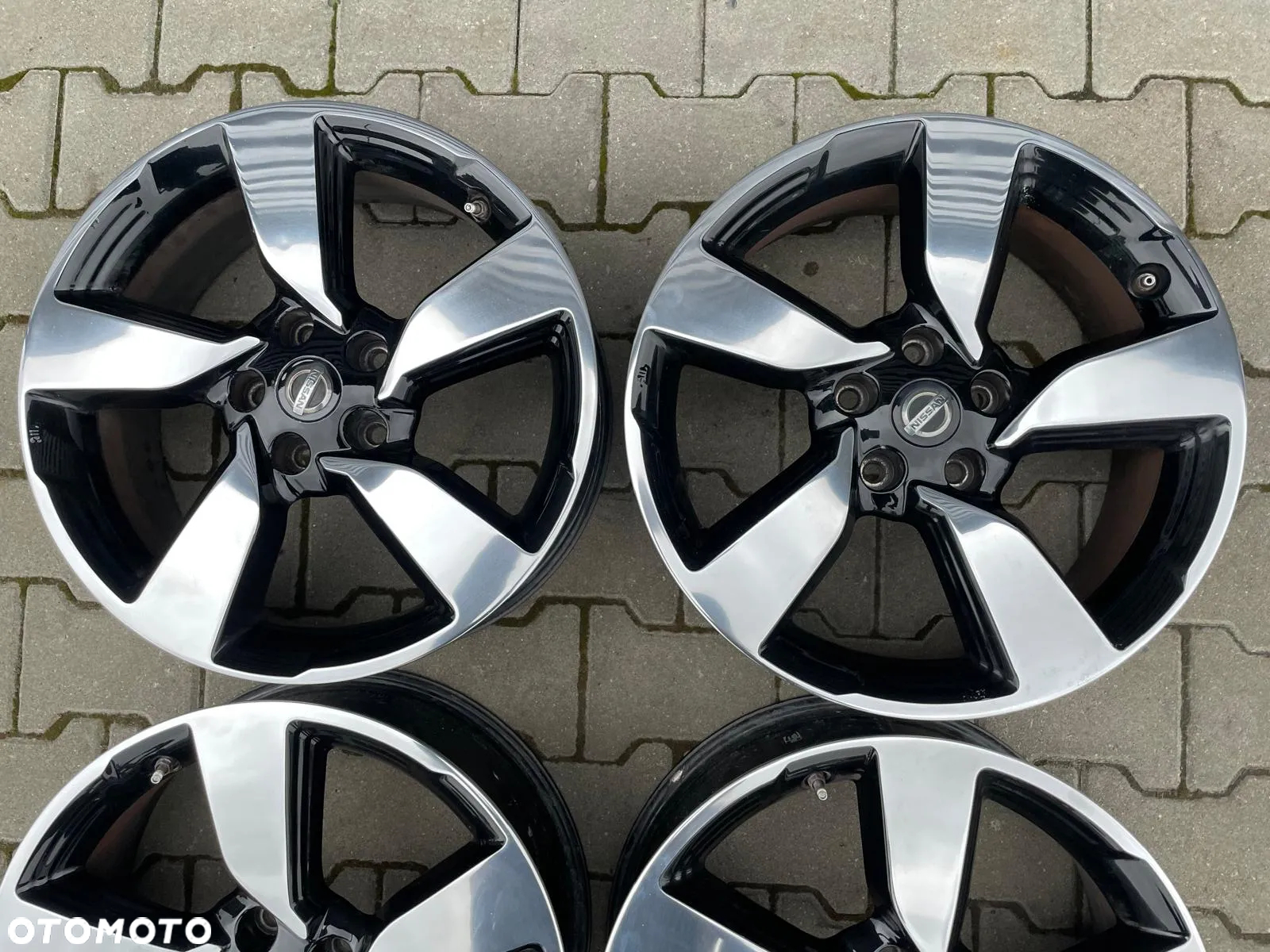 ALU FELGI NISSAN QASHQAI 7Jx18 ET40 5x114,3 N64801 4EA8A CZUJNIKI ĆIŚNIENIA - 5