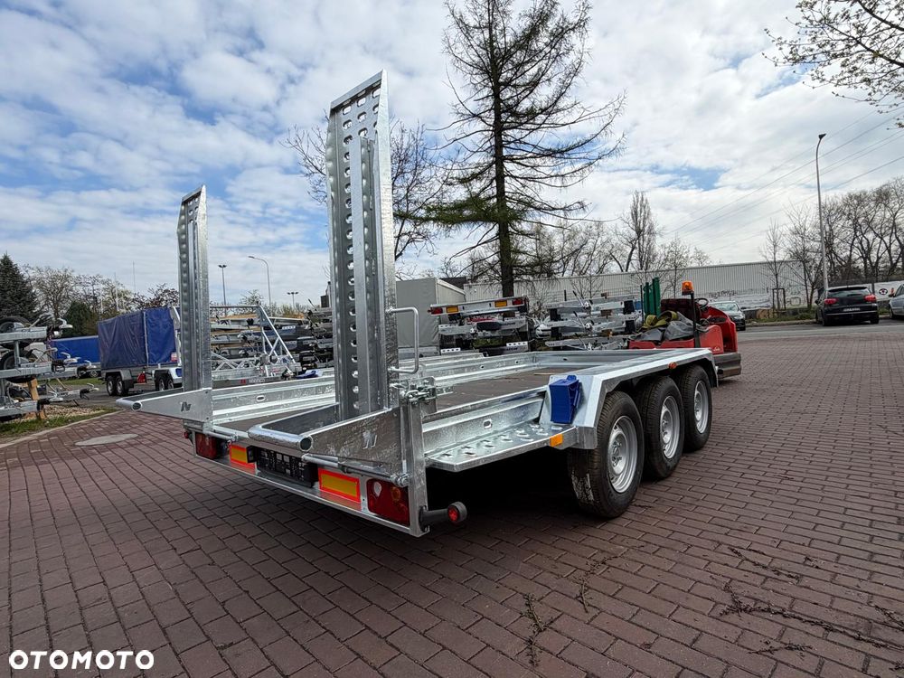 Niewiadów Przyczepa do przewozu sprzętu budowlanego Niewiadów K4035 Najazdy 406x195 cm 3 osie DMC 3500kg pod minikoparke walec dostawa pod dom - 12