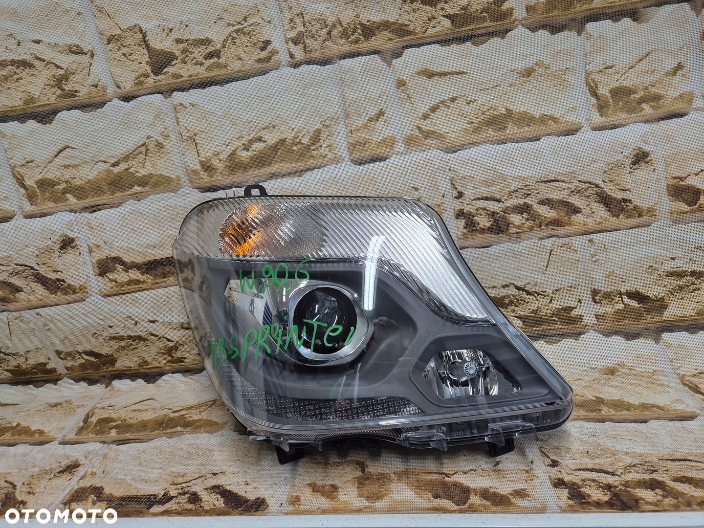 mercedes sprinter w906 lift xenon led lampa europa kompletna - 3