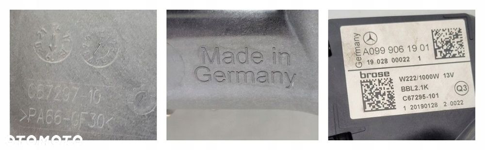 WENTYLATOR CHŁODNICA MERCEDES S-KLASA W222 1000W A0995007100 A0995007100 - 15