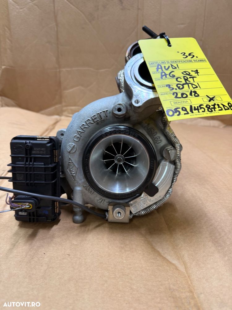 Turbina, turbosuflanta AUDI A6 C7 , Q7 motor 3.0 tdi CRT an 2015-2018 cod 059145873DB - 2