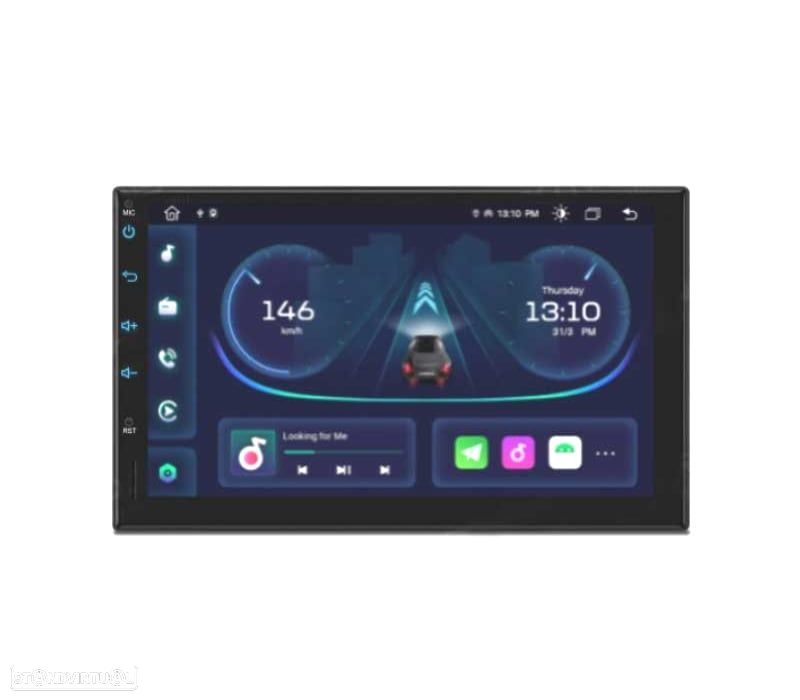 AUTO RÁDIO 7" GPS ANDROID 13 GPS USB HD MULTIMEDIA - 1