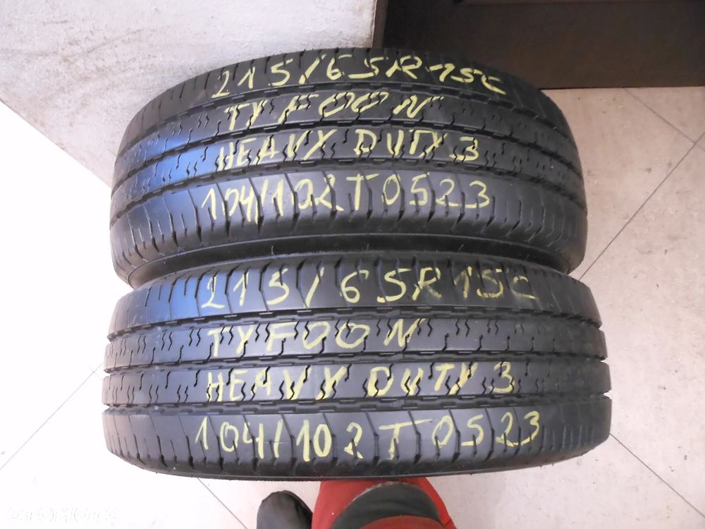 Opony 215/65r15c tyfoon heavy duty 3 8,7mm lato para - 1