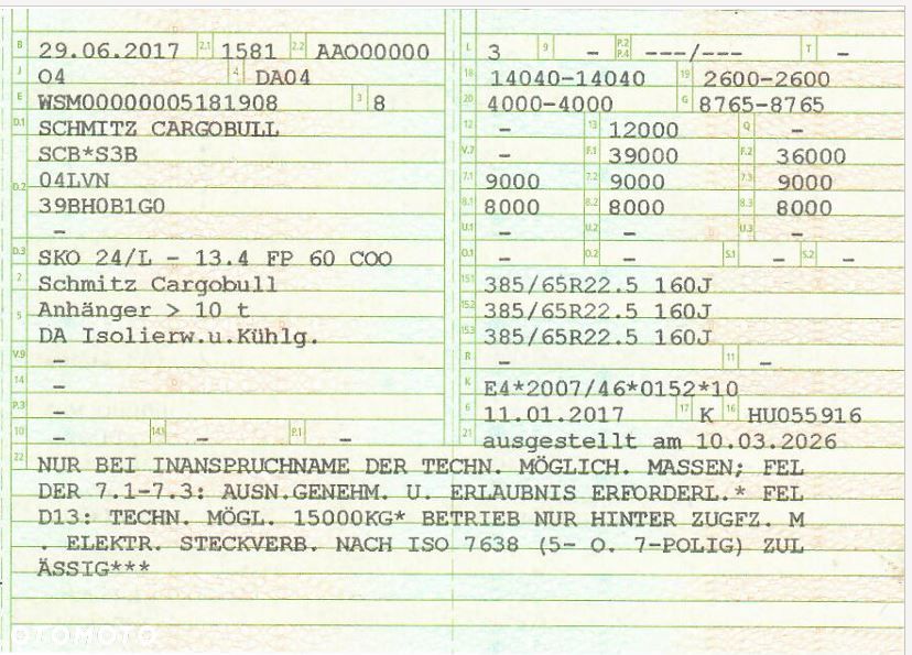 Schmitz Cargobull SCB *908* - 9