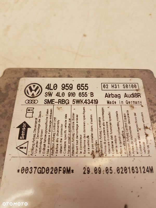 SENSOR AIR BAG AUDI Q7 4L 4L0959655 - 3