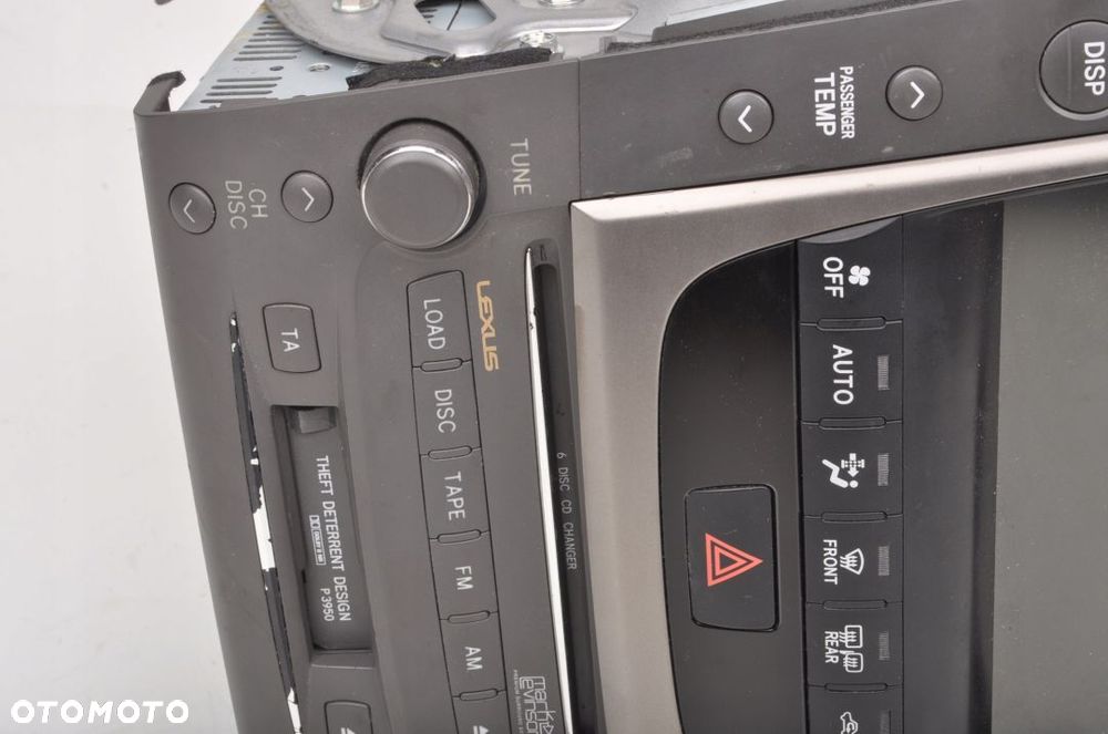 LEXUS GS III RADIO NAWIGACJA PANEL KLIMY - 10
