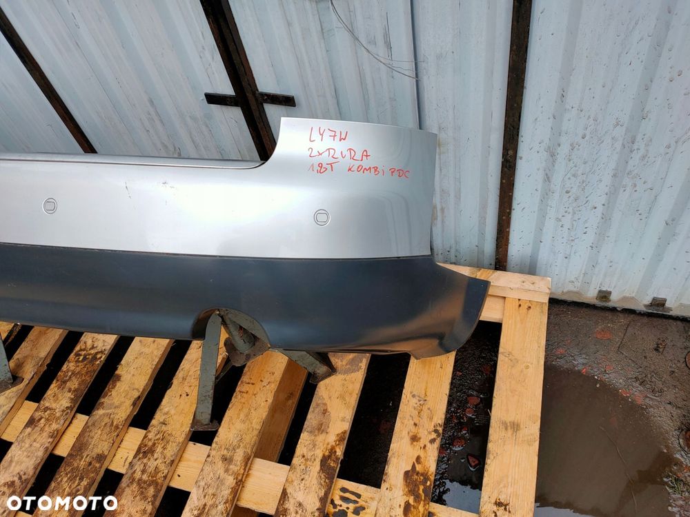 zderzak tył audi a4 b6 kombi ly7w 2 rury - 2