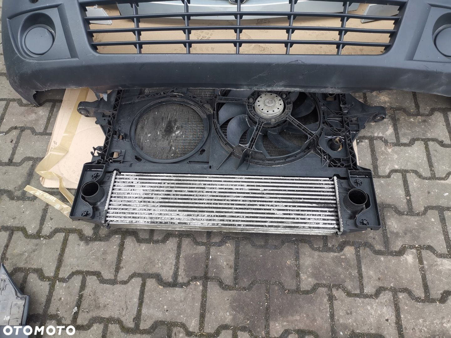 Przód Kompletny Opel Movano 2003- Maska Zderzak Lampy Chłodnice Błotnik - 8