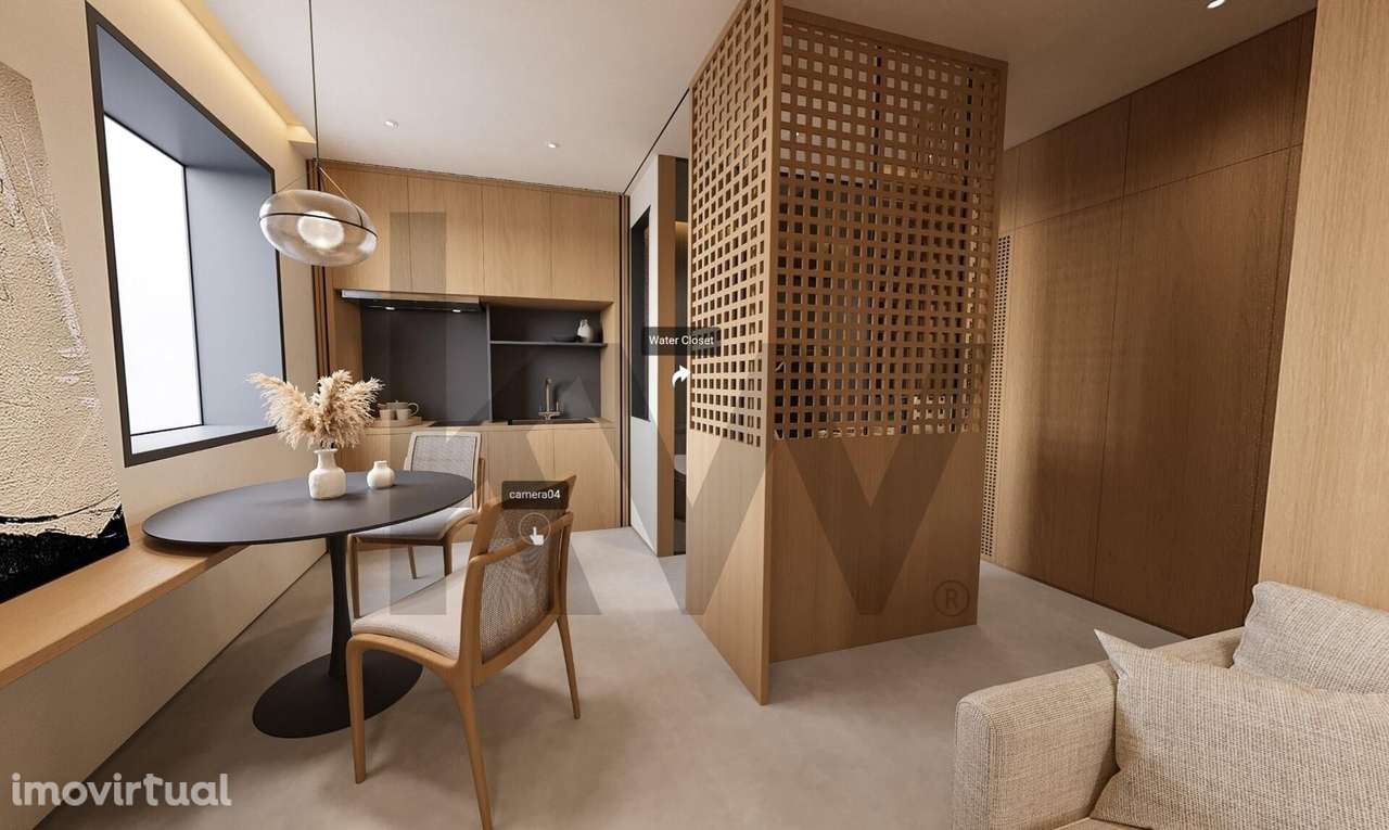 T0 NOVO 41m2 | 3R | Mobiliado e Equipado | Junto à Loja Cidadão | Cent - Grande imagem: 3/13