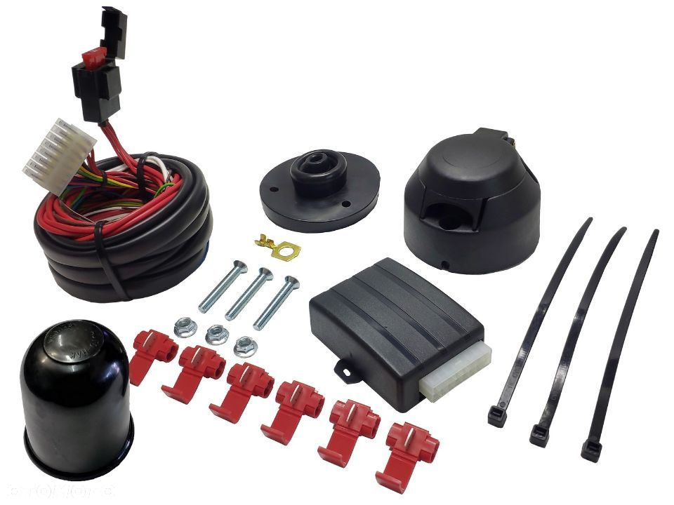 HAK HOLOWNICZY + MODUŁ + WIĄZKA + GNIAZDO 7 PIN + 7/13 FORD GALAXY 3 III S-MAX SMAX MK1 I 2006-15 - 11
