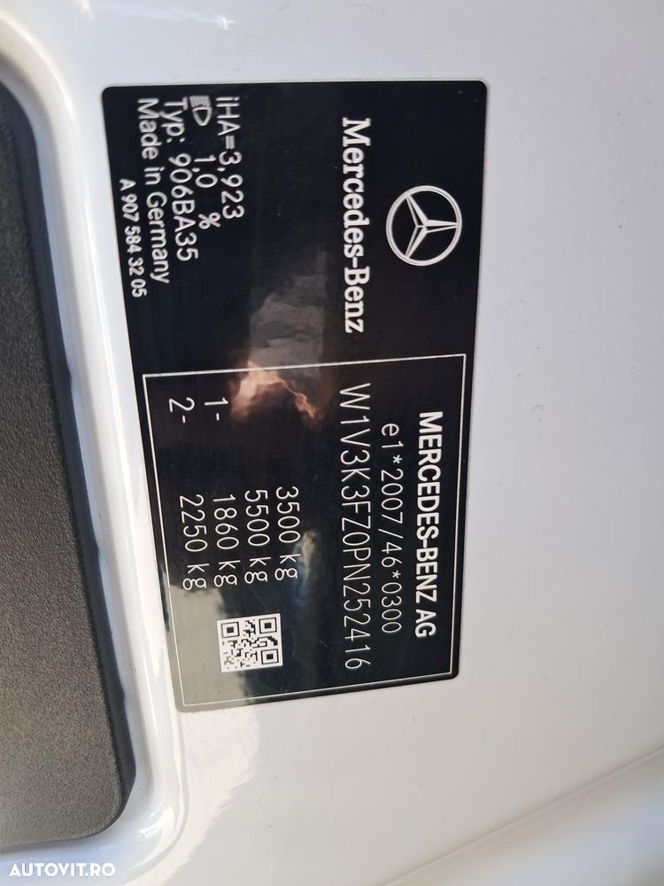 Mercedes-Benz SPRINTER 317CDI 2.0D 170CP CABINA DE DORMIT SI PRELATA - 26