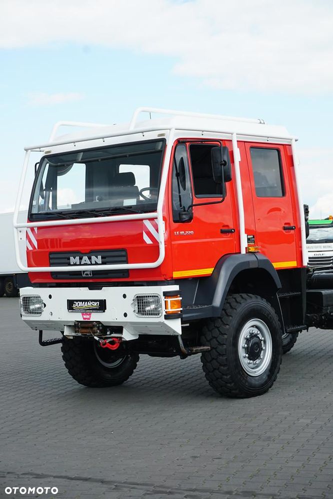 MAN / LE 220 / 4 X 4 / DOKA / DO ZABUDOWY / KAMPER - 26