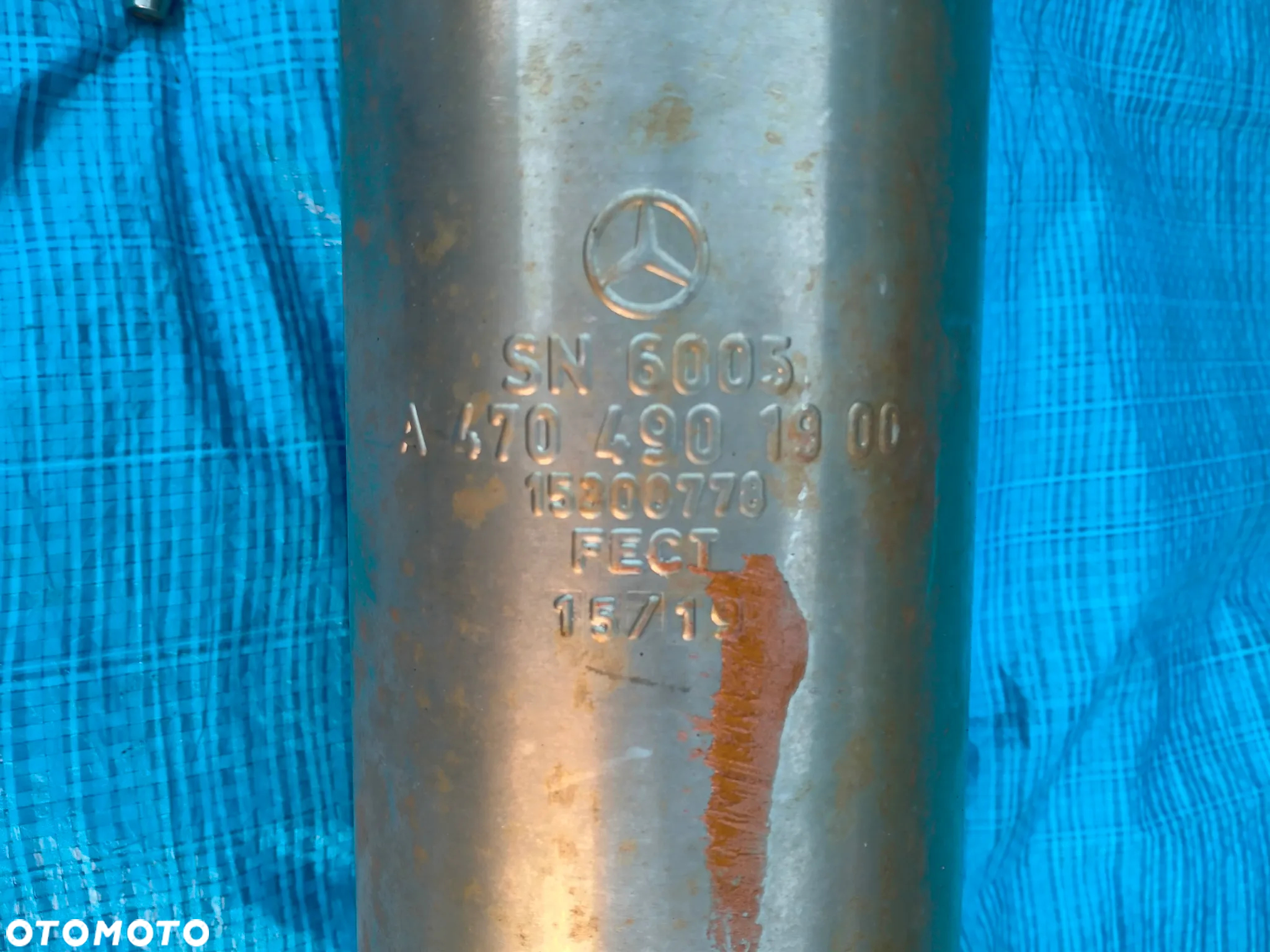MERCEDES X klasa W470 350d / A4704900900 / Filtr Cząstek Stałych / Katalizator / DPF / Tłumik A4704901900 ORYGINAŁ - 9