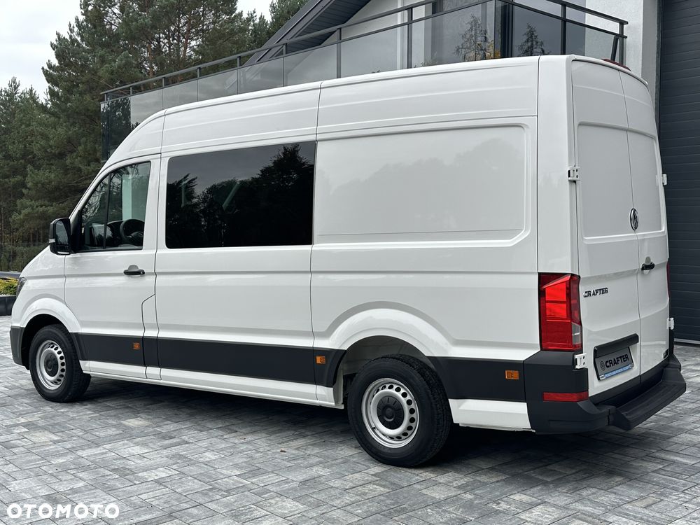 Volkswagen Crafter Brygada 6osób / L3H2 / Salon PL / Serwis Tylko w ASO VW / Pełna historia pojazdu / W oryginalym stanie / Fabryczna Zabudowa / FV23% - 8