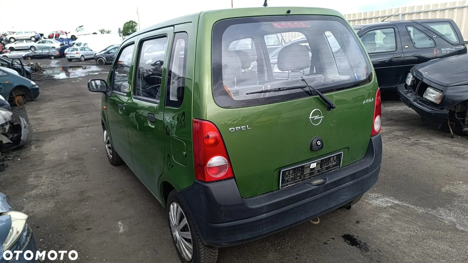 35017 opel agila 1.0 12v 58 km Z10xe na częsci lakier Z395 - 9