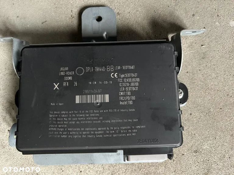 MODUŁ KOMFORTU LAND ROVER JAGUAR XF DPLA-19H440-BB - 1