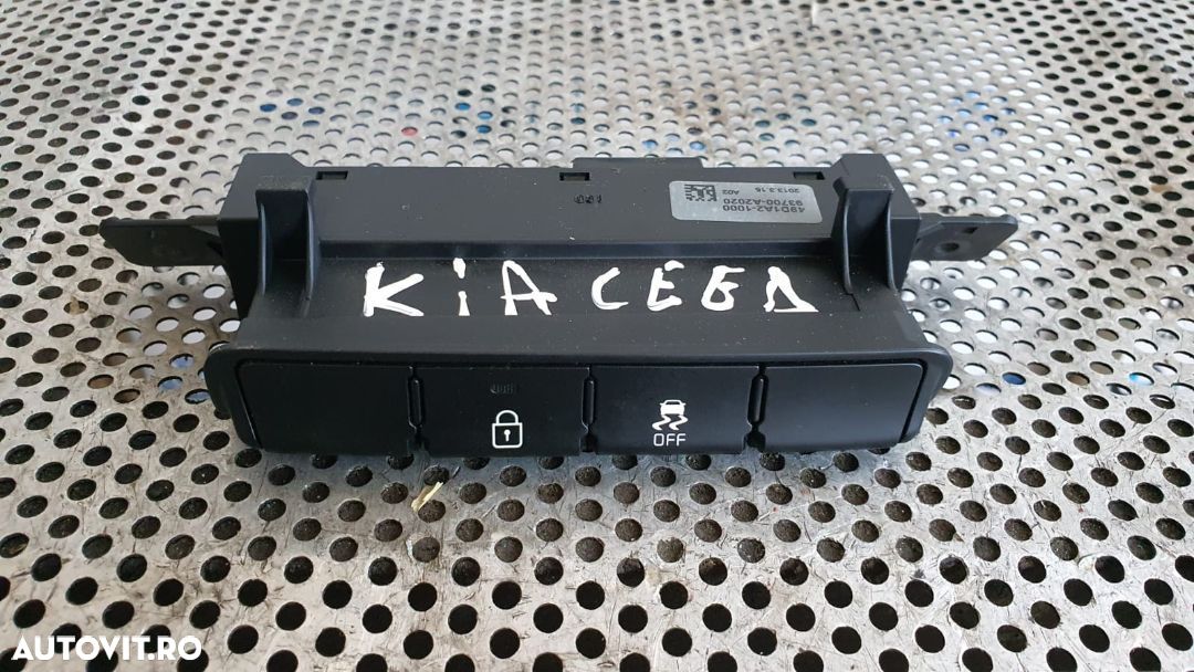 Modul Butoane Buton Kia Ceed An 2012-2016 Dezmembrez Kia Ceed 1.6 Gdi Motor G4FA - 1