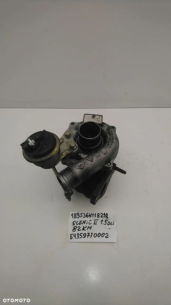 TURBINA 1.5 DCI 82KM SCENIC II 189536H118218 54359710002 - 1