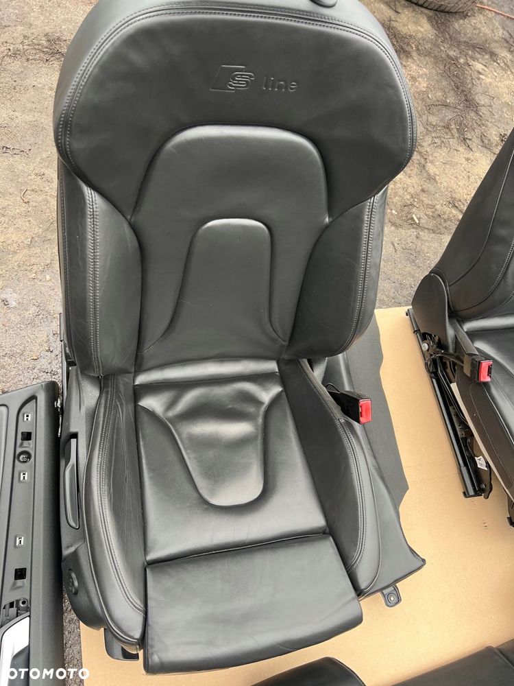 audi a5 8t lift sline sportback fotele kanapa skóra grzane s-line kpl. - 12