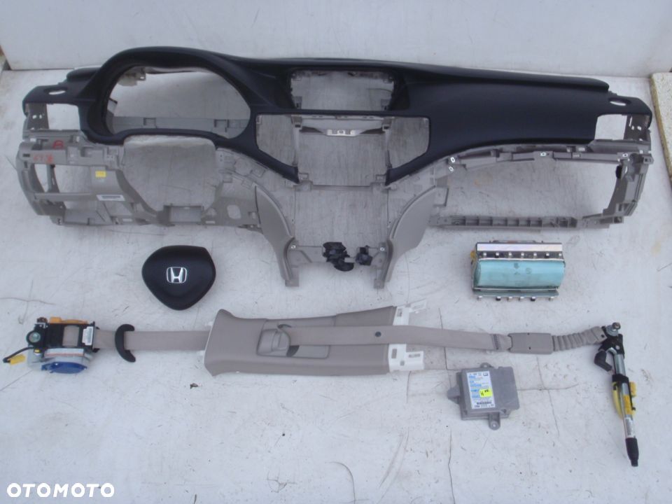 HONDA ACCORD 8 VIII DESKA KONSOLA KOKPIT PULPIT PÓŁKA PARAPET Raz2 wymiana montaż Raz2 AIRBAG PASY ! - 6