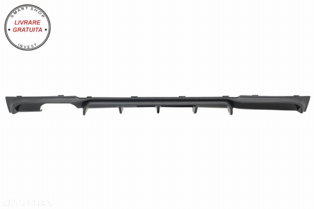 Prelungire Bara Fata cu Difuzor Bara Spate BMW Seria 3 F30 F31 (2011-up) M Perform- livrare gratuita - 7