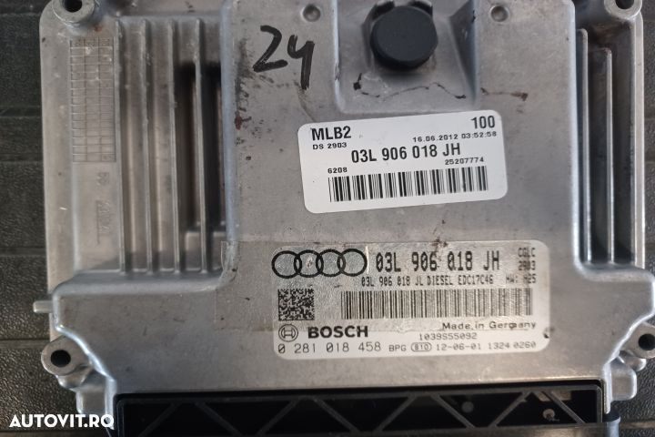 Calculator motor ECU 03L906018JH 0281018458 - 2.0 TDI CGLC 03L906018J - 3