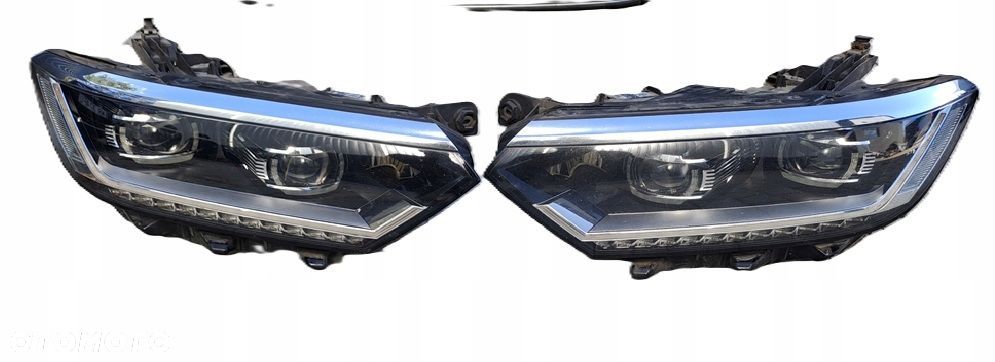 vw passat b8 14-19r przód maska zderzak pas błotnik led lr7h - 9