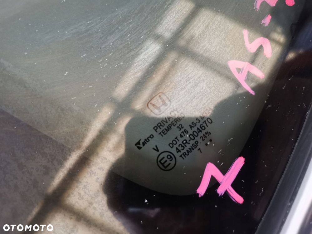 HONDA CRV V 17- SZYBA KAROSERYJNA TYLNA LEWA AS3 2017 USA - 2