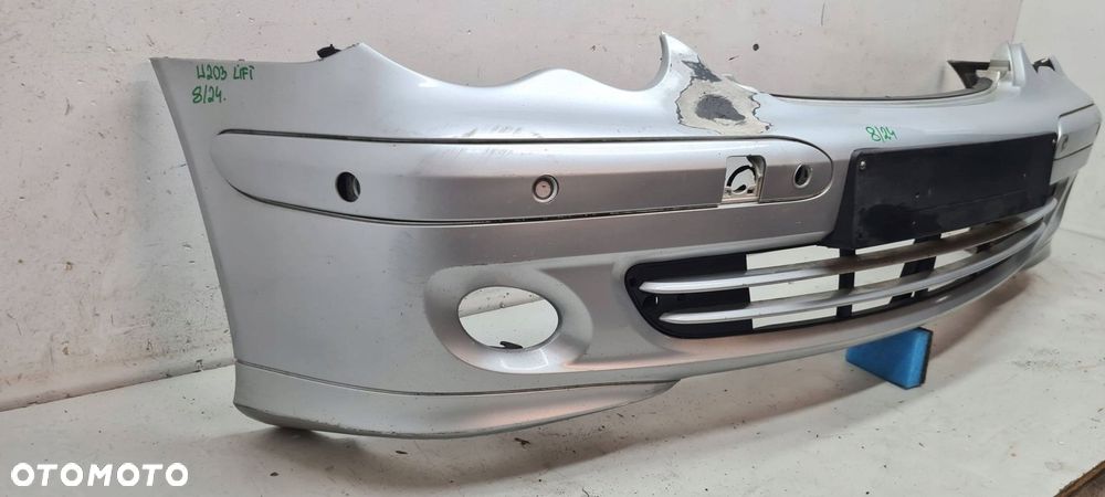 mercedes c klasa w203 lift 05- zderzak przód przedni pd - 2