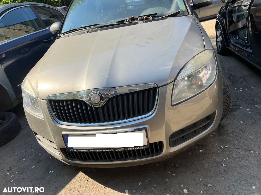 Bara fata completa Skoda Fabia 2 non facelift auriu bej 2008 - 7