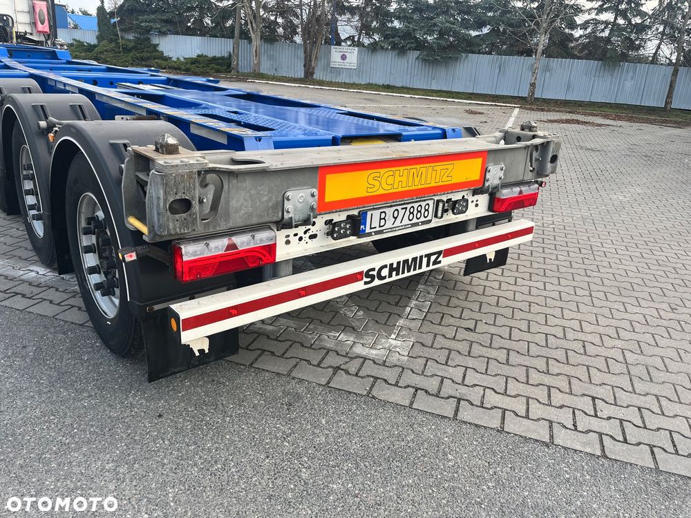 Schmitz Cargobull SCB / Podkontenerowa / pod kontenerowa / 20" 2x20" 40" / super stan / opony 70% / 2 osie podnoszone / mało używana - 11