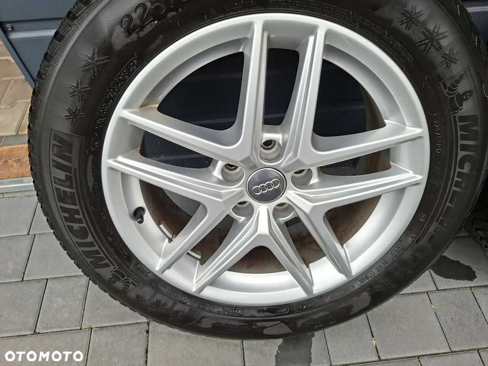 Felgi koła opony aluminiowe audi 225/55 /17  5×112 - 2