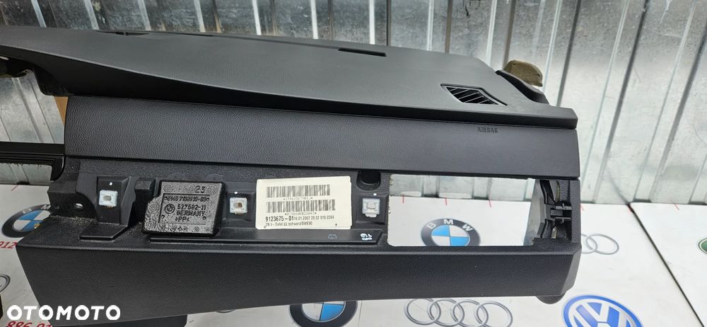 BMW 5 E60 E61 LIFT LCI Start Stop Kokpit Konsola Deska Poduszki powietrzne Airbag Napinacze - 19