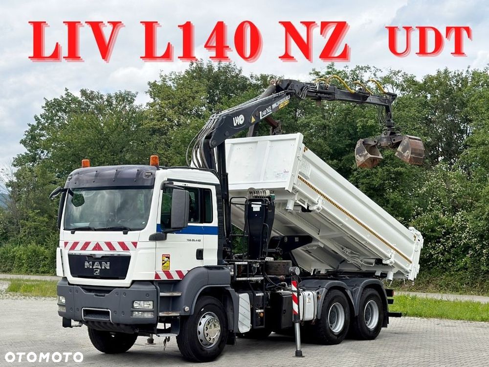MAN TGS 26.440 * WYWROTKA 5,20 m + BORDMATIC + LHO L140 NZ * 6x4 * STAN BDB - 1