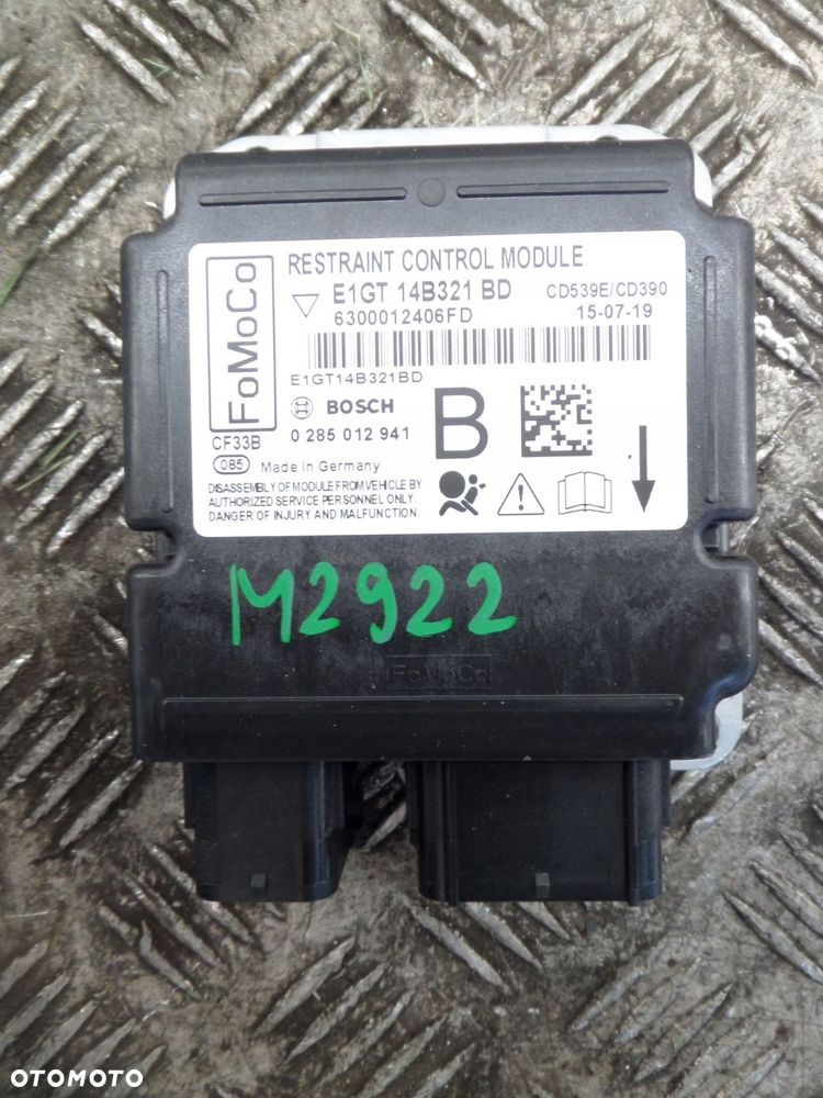 ford s-max mk2 moduł sensor poduszek airbag e1gt14b321bd - 1