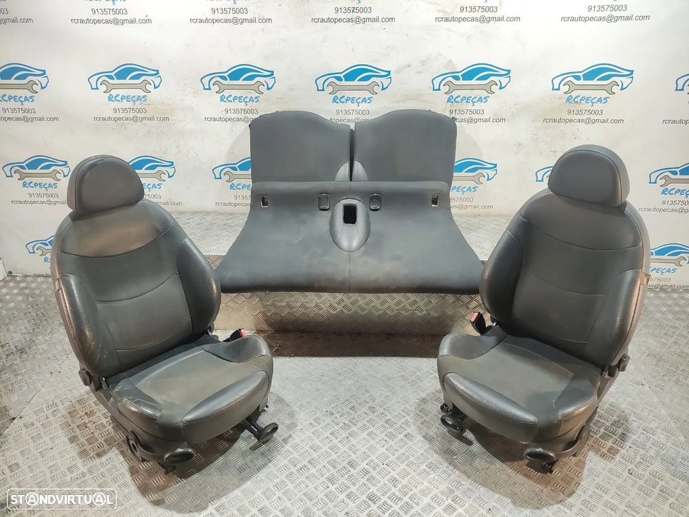 Conjunto Bancos Pele Tecido Mini Cooper S R52 Cabrio - 8
