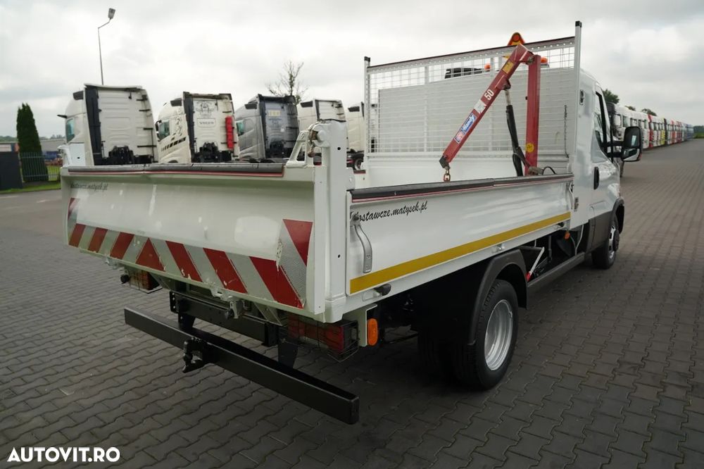 Iveco DAILY 35-140 / BASCULATOR DIN OȚEL + HDS HMF HYFA / CAPACITATE MAXIMĂ DE RIDICARE 430 KG / EXTENSIE MAXIMĂ 2 M / DUBLU / EURO 6 - 21