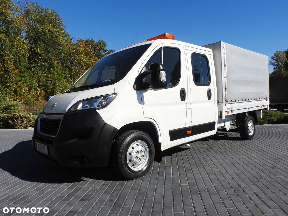 Peugeot BOXER SKRZYNIA PODWÓJNA KABINA DOKA 7 MIEJSC KLIMATYZACJA  140KM - 20