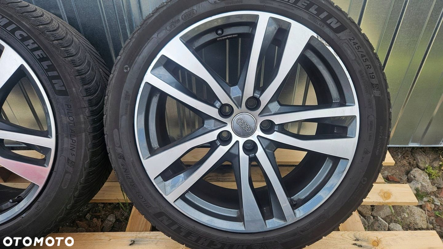FELGI ALUMINIOWE AUDI 19 8.5j ET40 4K0601025H OPONY 245/45/19 2020 rok - 11