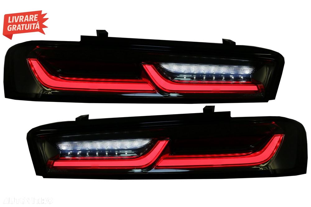 Stopuri FULL LED Chevrolet Camaro MK6 (05.2015-2018) Semnal Dinamic Secvential- livrare gratuita - 10